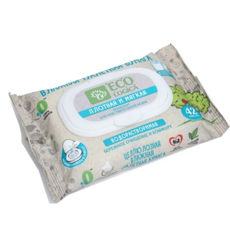 Wet toilet paper Ecologica, 42 pcs.-2