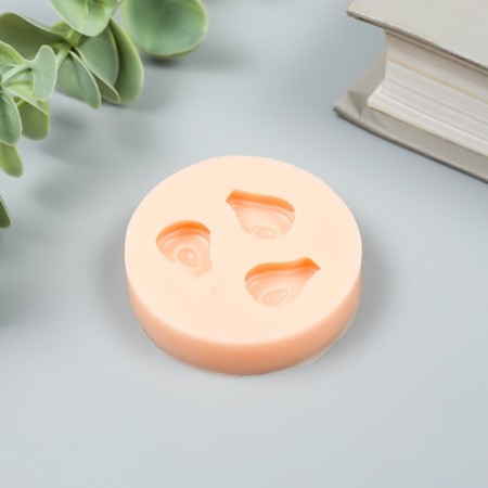 Silicone Mold "Three Avocado" 1.7x1.3 cm-2
