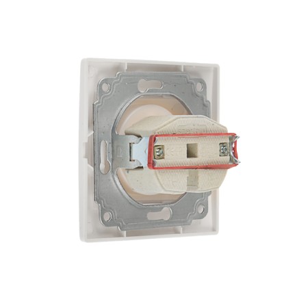 Smartbuy Rosette Venus, 10 a, single, hidden, without salary, ceramics, white-3