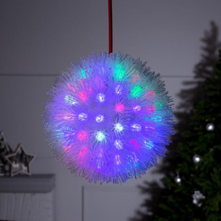 LED figure "Hedgehog" 18 cm, plastic, 220 V, glow of multi (rg/rb)