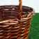 Set of wicker baskets, willow, 3 pcs