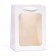 Gift package, with a window, 25 x 18 x 13 cm, white