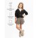 Cardigan Children's Knit, height 122 cm, black color