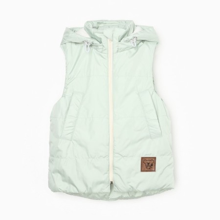 Vest of children's unicorn, mint/pink color, height 92 cm
