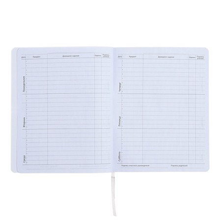 The universal diary for grade 1-11 "Do not need me to be nervous!", Soft cover, artificial leather, silkography, lies, 80 g/m2-6