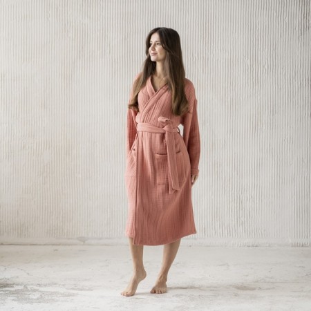 Shifu robe, size XL, terracotta color
