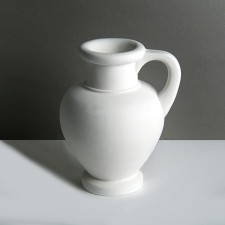 Gypsum figure of a vase: a jug with one pen, 28 x 21 x 19 cm