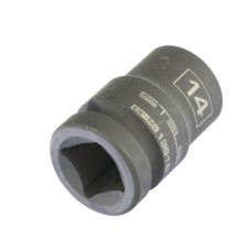 Головка ударная Stels 13918, 14 мм, 1/2", CrMo, шестигранная
