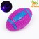 The dog for dogs luminous with the squeezer "Rugby", TPR, 7 cm, pink