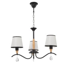 Люстра "Брюссель" 3x60Вт E14 черный 58х58х85 см BayerLux