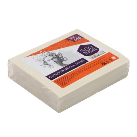 Plasticine sculptural 500 g Calligrata soft, white