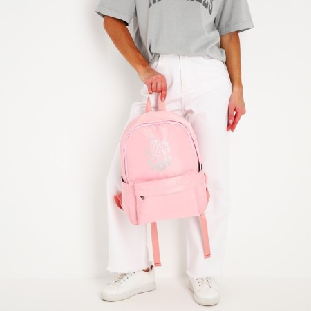 Backpack school textile I chooose, pink color, 38 x 12 x 30 cm-7