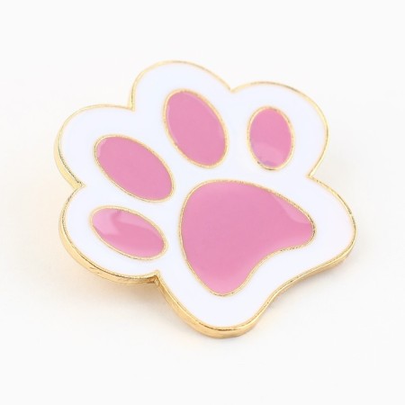 Brooch "Paw", 2.9 x 2.5 cm-4