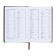 The diary is notathered, A5, 140l, cage, region, on the button, black/gray