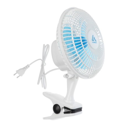 Fan Luazon LOF-04, desktop, 15 watts, 15 cm, 2 modes, plastic, blue and blue-5