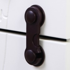 A set of door blockers, 2 pcs., Brown color
