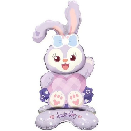 Foil ball 24 "Bunny", a figure on a stand, under the air