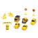 A set of children's machines "Construction", inertia, 5 pcs., Accessories