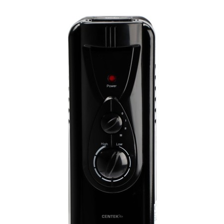 CENTEK CT-6200 heater, oil, floor, 1500 W, 15 m², 7 sections, black-2