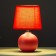 Table lamp 16709/1RD E14 40W Red 15x15x23 cm Risalux