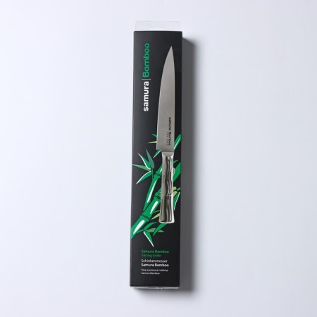 Kitchen knife samura bamboo, blade 20 cm, universal-6