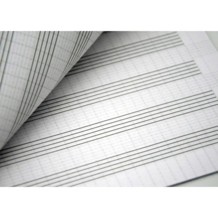 Note for notes A5 16 sheets on the paper clip "Music cats", cover offset paper-2