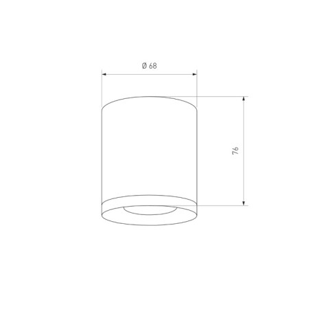 Ceiling accent light (SPOT) ELEKTROSTANDARD, DLR024 DL LED 6 W, 68x68x7 mm, IP20, white matte/light oak color-1