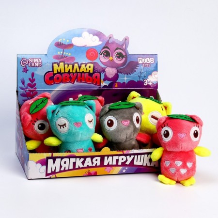 Soft toy "Sweet owl", mix-1