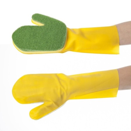 Glove with a cleaning abrasive layer, 34x16 cm-2