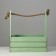 Kashpo wooden 25.5 × 15 × 30 cm "Provence", pen Kanat, Green