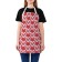 Apron kitchen with a “white heart” photo print, adjustable, size OS