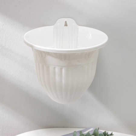 Kashpo Nastya "Lausanne", 3 l, white color-1