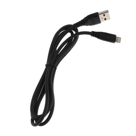 Cable Mirex 13700-007i3bk, Lightning - USB, 3 A, 1.2 m, fast charging, black-2
