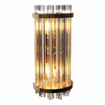 Sconces st. SL1179.201.02. Arezzo. 2x40 watts, E14, 16x38 cm, golden color-4