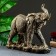 Figure "Elephant" Bronze, 43x18x35cm