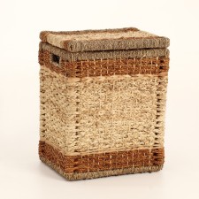 Wicker basket, 40x30x50 cm, algae, corn sheet