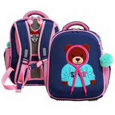 Frame backpack 35 x 27 x 13 cm, ergonomic back, Devente Junior Super Star, a keyboard as a gift