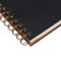 The diary is inherent in the crest, A5, 80l, Cage, Region Kozhzam, with a Fully, Black