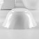 Set of salad bowls Luminarc Trianon, 320 ml, D = 12 cm, glass ceramics, 6 pcs, white color