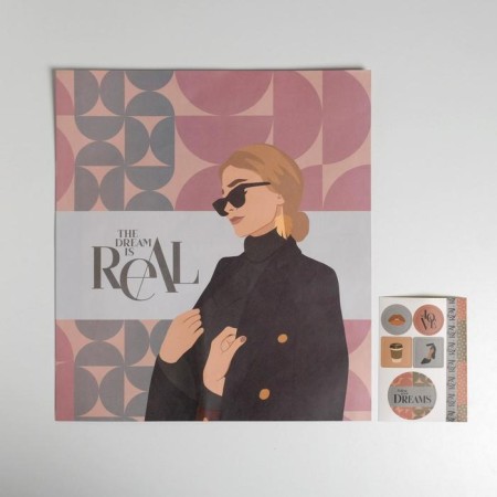 Packing package "The Dream Is Real", 30 x 40 x 6 cm-2