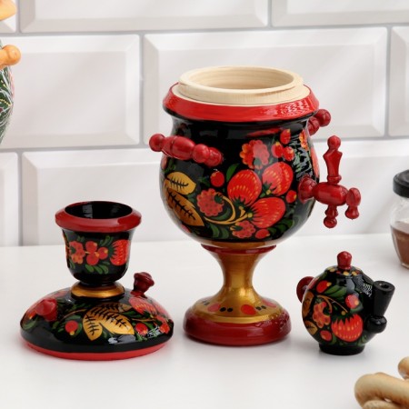 Souvenir "Samovar", Khokhloma-4
