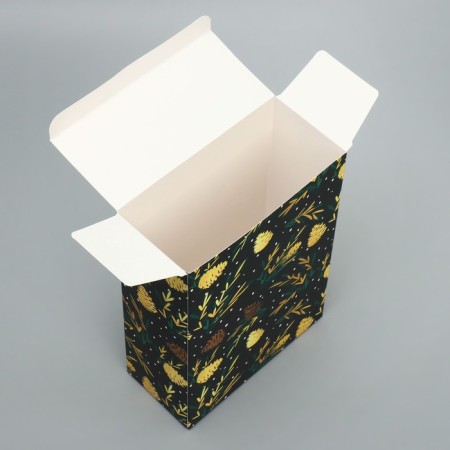 Folding box "cones", 16 x 23 x 7.5 cm, new year-4