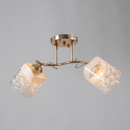 Ceiling chandelier "Lux" 2x40W E27 Color: Gold-1