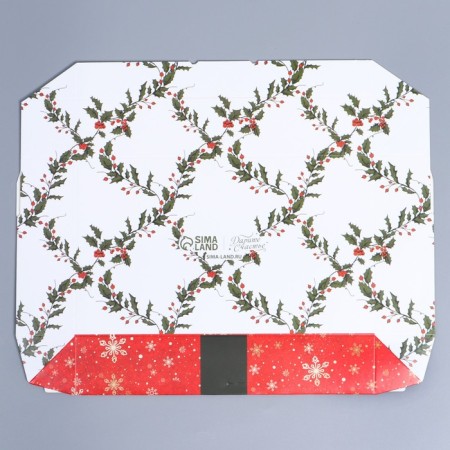 Folding box "Retro Post", 20 x 12 x 4 cm, new year-5