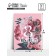 Postcard-Mini "Happy March 8!" pink background, 8 x 6 cm