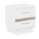 Covereign cabinet "Anon 2", 500 × 400 × 564 mm, white color / oak sonoma