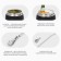 Kalabas for tea mats 250 ml and bombilli, cooking set, black