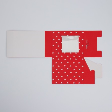Gift folding box with 3D effect, packaging, “with love”, 11 x 11 x 13 cm-13