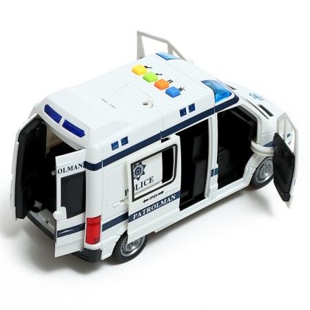 Police minibus, 1:16, light, sound, inertia-3