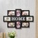 Photo frame Plastic in 8 photos 10x15 cm "House" Black 42.5x65 cm